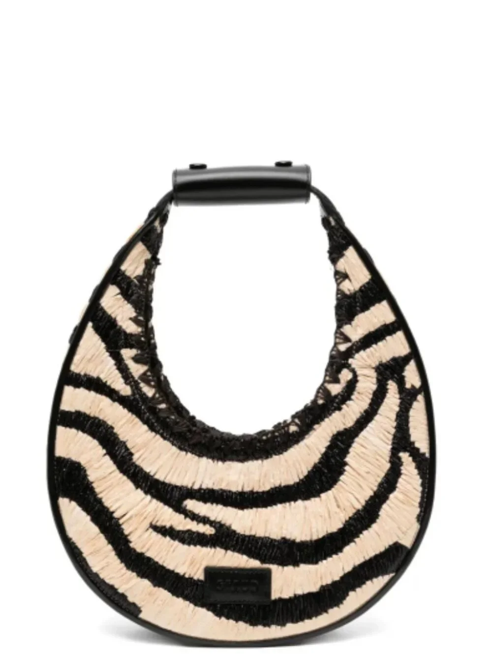 STAUD Moon Raffia Tote